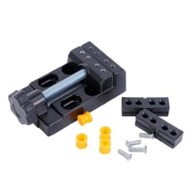 Imagem de Mini grampo plano de liga de alumínio, mini broca prensa de torno de escultura DIY ferramenta de escultura artesanal