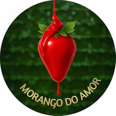Imagem de Painel Festa Redondo C/Elástico 1,50m Morango Do Amor (MRG0004)
