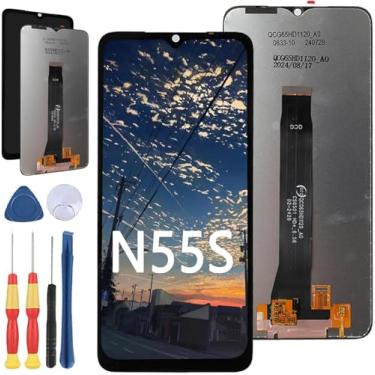 Imagem de Yuxyiony Nova tela de substituição para tela de reparo de tela LCD Doogee N55S e acessórios de ferramentas de substituição