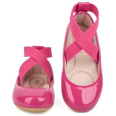 Imagem de Genérico, Sapatilha Infantil Menina Fashion Festa Bailarina com elástico Tamanho:29;Cor:Rosa pink