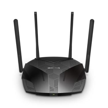 Imagem de MR80X Roteador Mercusys WiFi 6, AX3000 Doble Band, CPU Qualcomm Dual-Core, 4 Gigabits, totalmente configurável. (MR80X V4)