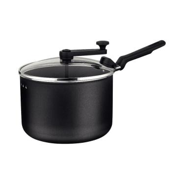 Imagem de Pipoqueira Loreto Antiaderente Starflon 20cm 3,5l Tramontina Cor:preto Preto