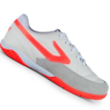 Imagem de Chuteira Infantil Futsal Topper Titanium X Meninos, Branco, 30
