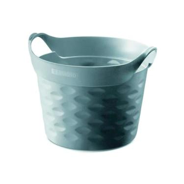 Imagem de Sanremo - Cesto Organizador Plástico Flexível Circular de 3 Litros, Linha Moolti