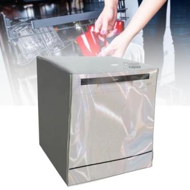 Imagem de CAPA PARA LAVA LOUÇAS MIDEA 8 SERVIÇOS TRANSPARENTE (CINZA)