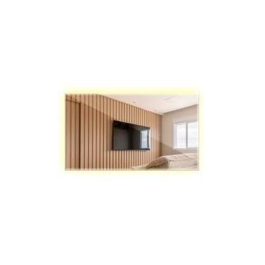 Imagem de Espelho Retangular Iluminado Lapidado Led 40x30 Luz Indireta Decorativo (Neutro)