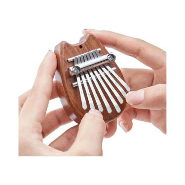 Imagem de Mini Kalimba De 8 Teclas Amigável Para Iniciantes, Instrumento Fofo, P