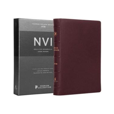 Imagem de Bíblia Sagrada Nvi Premier Collection, Capa Vinho