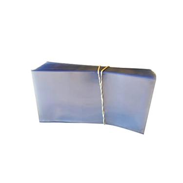 Imagem de Supplement and Supply Faixa retrátil perfurada transparente de 153 x 56 mm para vasilhas, frascos de vidro de boca larga, frascos de plástico e mais. [Diâmetro compatível: 9,5 cm] - Pacote de 1.000