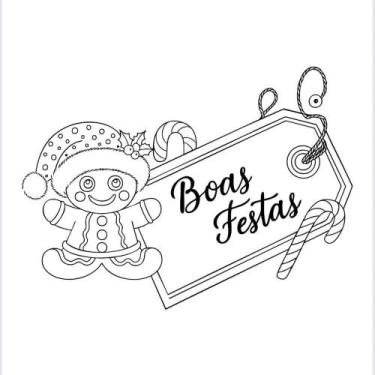 Imagem de Pano de Prato Riscado Natal Estilotex, BOAS FESTAS