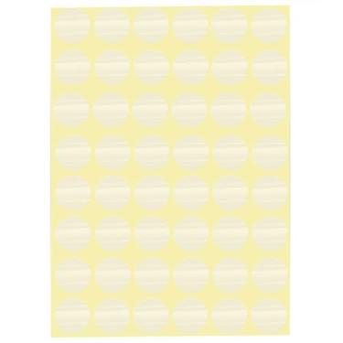 Imagem de Adesivos de ponto circular transparente de 2,5 cm (720 peças), selos autoadesivos transparentes para envelope, caixa de cosméticos, bolsa de presente, correio, material de PVC, selos redondos de