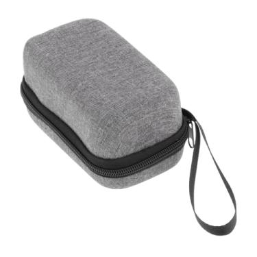 Imagem de ZGUZMCMK Bolsa de transporte para eletrônicos em EVA, estojo rígido, à prova de choque, compacto, vazio, para viagem, cabos, ferramentas, uso externo, Cinza 15x9x7cm