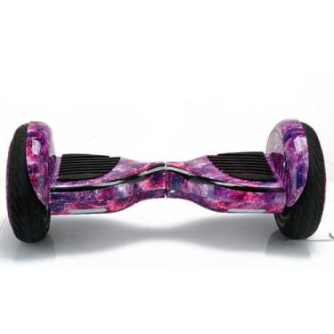 Imagem de Hoverboard Original 10 Polegadas Roxo Galáxia Skate Elétrico Led Bluet