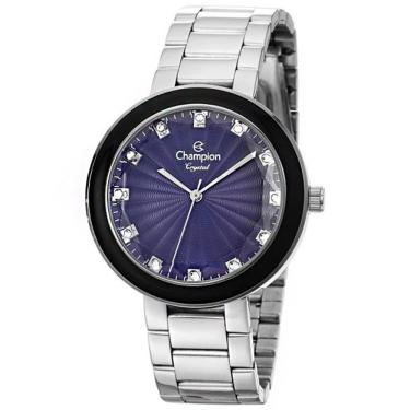 Imagem de Relógio Champion Feminino Crystal Prata Cn29972f