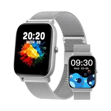 Imagem de Relógio Inteligente Bluetooth Feminino Com Monitor De Frequência Cardí