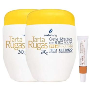 Imagem de Kit 2 Cremes antienvelhecimento Tarta Rugas Natubelly e 1 Renovil Vita