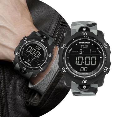 Imagem de Relógio Masculino Digital Esportivo De Pulso com Pulseira de Silicone 