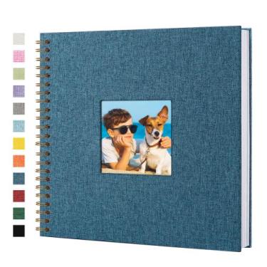 Imagem de Álbum de Fotos Scrapbook Yopih Lino 30x30 cm 80 Páginas