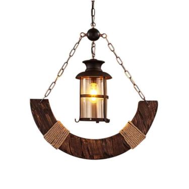 Imagem de Pendente Rústico Âncora 54cm 1E27 LA0026 Delis