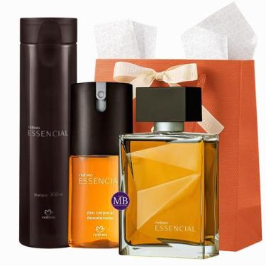 Imagem de Kit Presente Natura Perfume Essencial Clássico Masculino