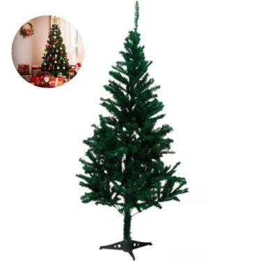 Imagem de Árvore de Natal Pinheiro Verde com Pézinhos 1,20M 120 galhos Média - R