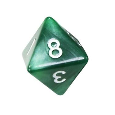 Imagem de Dado D8 Avulso - RPG, Verde