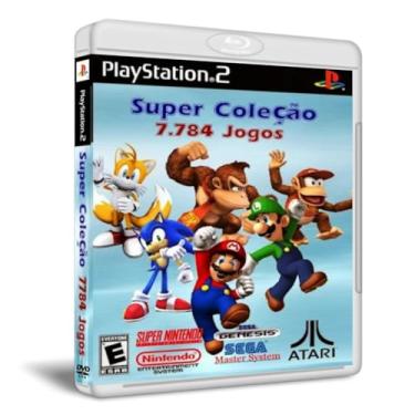Imagem de 1 DVD Super Collection 7.784 Games Dvd Ps2