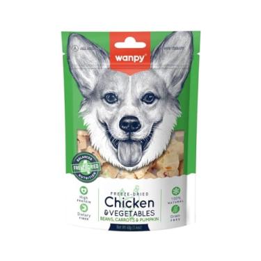 Imagem de Petisco Para Cachorro Wanpy Freeze Dried Frango E Vegetais 40g