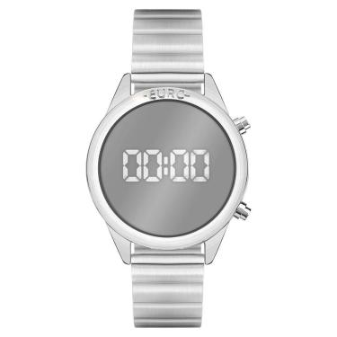 Imagem de Relógio Euro Feminino Fashion Fit Reflexos Prata - Euds8054an-4k