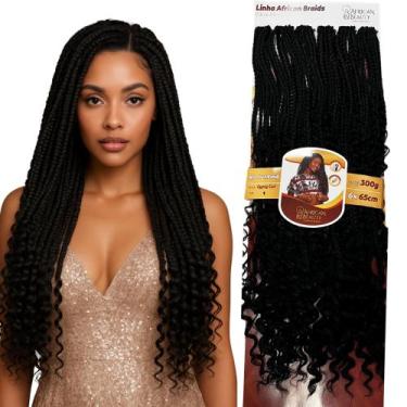 Imagem de Cabelo Pronto Para Colocação Gypsy Curl Afro Lux Braid - bbless, Preto