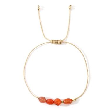 Imagem de SHINUS BOHO Pulseiras femininas de ágata de cristal de cura da pedra da lua, pulseiras brilhantes com pedras do mês de nascimento, pulseiras para casais de toque de longa distância, joias de amizade.,