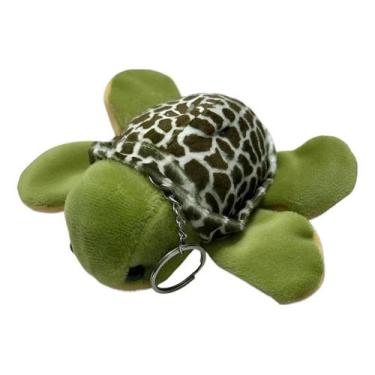 Imagem de Tartaruga Chaveiro Pelúcia Fofa Infantil Animais Marinhos - Good Felps