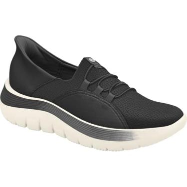 Imagem de Tênis Feminino Casual Cor:Preto Off White;Tamanho:37