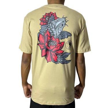 Imagem de Camiseta Classic Koi Fish End Flowers- Town & Country-Masculino