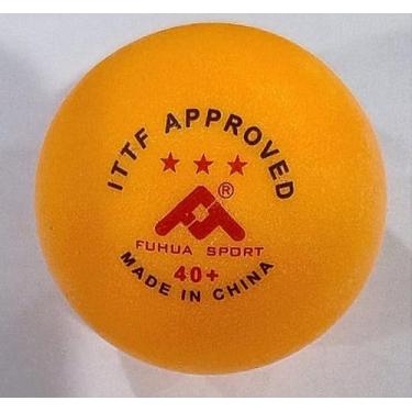 Imagem de Bola Tênis de Mesa 40 MM 3 Estrelas - Fuhua Sport, Laranja