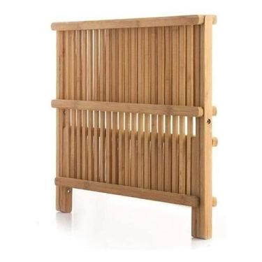 Imagem de Escorredor De Pratos Louça Em Bambu Natural 13 Pratos- OK - Casita