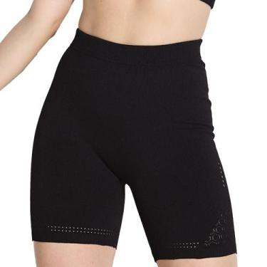 Imagem de Bermuda Legging Feminina Modeladora Trifil Sem Costura, Preto, P