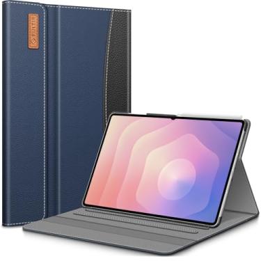 Imagem de Fintie Capa para Samsung Galaxy Tab S11 Ultra 5G 14,6 polegadas modelo 2025 (SM-X930/X936B), capa de portfólio de vários ângulos com bolso hibernar/despertar automático, azul marinho