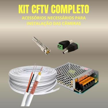 Imagem de Kit 8 Câmeras Segurança Full Hd 1080p Dvr Intelbras full hd 8ch mhdx