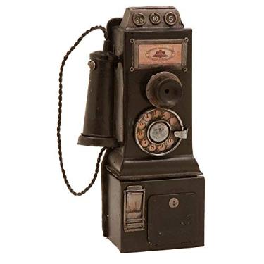Imagem de Telefone Antigo - 24 x 11 cm Objeto Decorativo de Metal