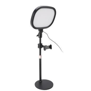 Imagem de Acouto Kit de Iluminação para Videoconferência de Mesa Com Suporte e Suporte para Telefone - Streaming Ideal, Gravação de Vídeo, Maquiagem e Videochamadas Profissionais - 10 Níveis de Brilho, 3