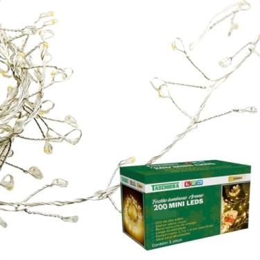 Imagem de Fio de Luz Fada Cordão Led Festão 3000K 200 Leds Taschibra - 110V