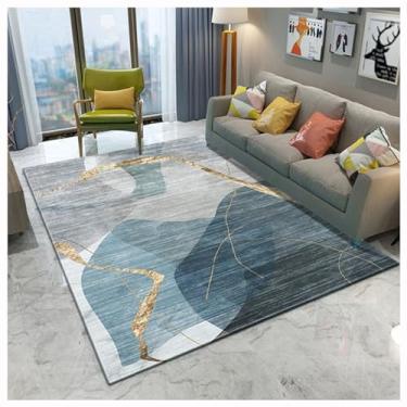 Imagem de SPXMQSS Tapetes grandes para sala de estar, quarto, antiderrapante, durável, lavável, resistente ao desgaste, para sala de estar, quarto, sala de jantar, escritório, cinza