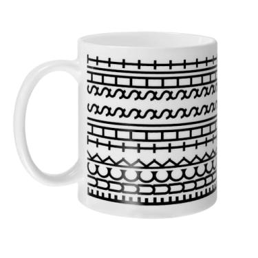 Imagem de lelasety Caneca de cerâmica com mensagem oculta, xícaras de chá de café engraçadas com alça, presente para amigos e colegas de trabalho, 340 g