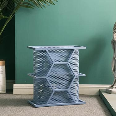 Imagem de YYBOES Suportes de guarda-chuva, suporte de guarda-chuva interno, porta-guarda-chuvas oval de entrada de metal com moldura resistente, prateleira organizadora independente para loja doméstica/verde