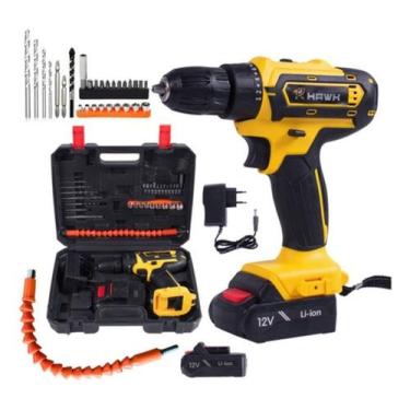 Imagem de Furadeira Sem Fio Parafusadeira Com Maleta De Acessórios  Alta qualida
