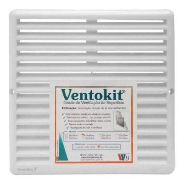 Imagem de Grade Grelha De Ventilação 19x19cm Com Tela Anti Insetos - Westaflex