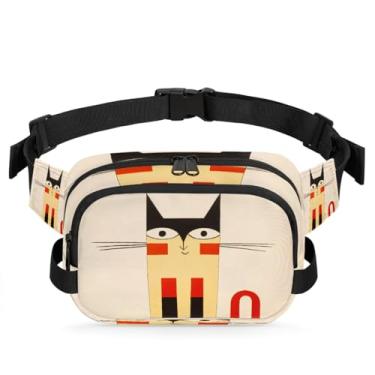 Imagem de Pochete de animais flamingo floresta para mulheres e homens com alça ajustável bolsa de cinto bolsa transversal bolsa de peito bolsa tiracolo bolsa tiracolo bolsa tiracolo, Cor 17