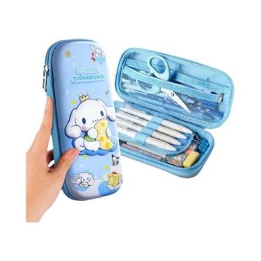 Imagem de Estojo De Lápis Sanrio 3D Kuromi Melody Cinnamoroll De Grande Capacida