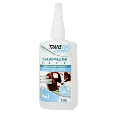 Imagem de Cola Instantânea Multiuso Secagem Rápida Transfix Super Glue  Fast 100